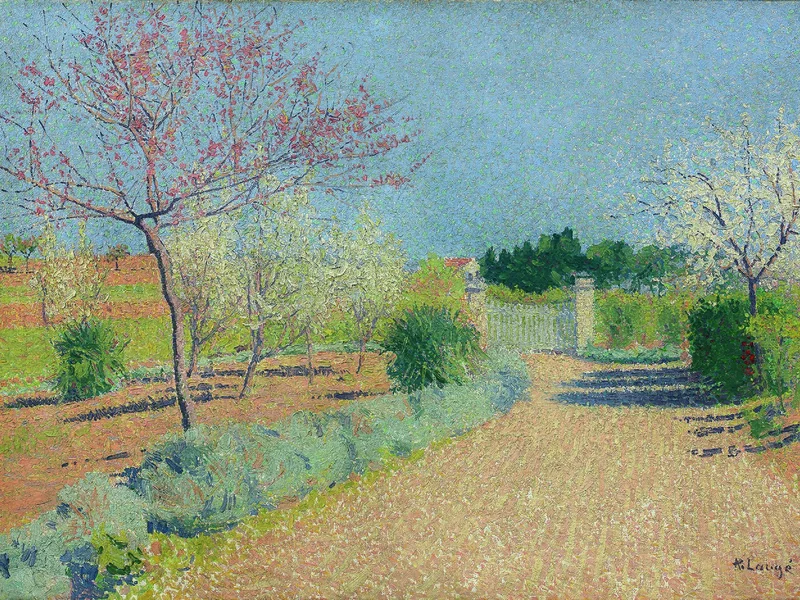 1861-Achille Laugé - L'Alouette in primavera